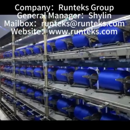 Runteks DTY renkli iplik fabrikası videosu