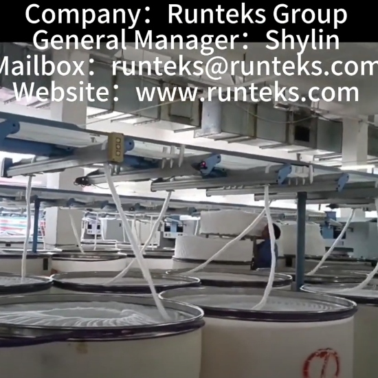 Runteks polyester eğrilmiş iplik fabrikası
    